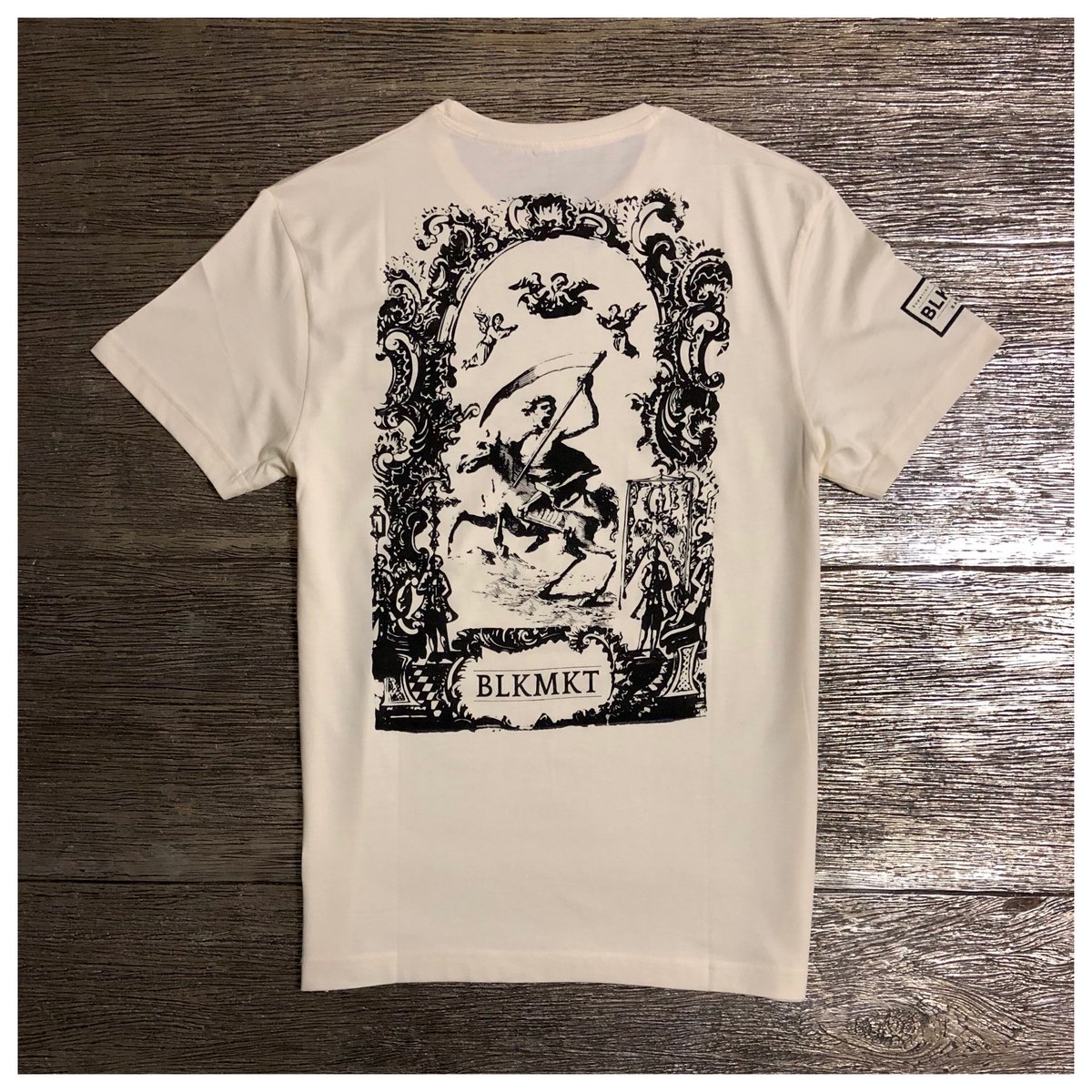 Image of SUPIMA® COTTON CREWNECK SHORT SLEEVE T-SHIRT “DONT FEAR THE REAPER”