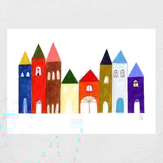 Image of Imaginary City II Print