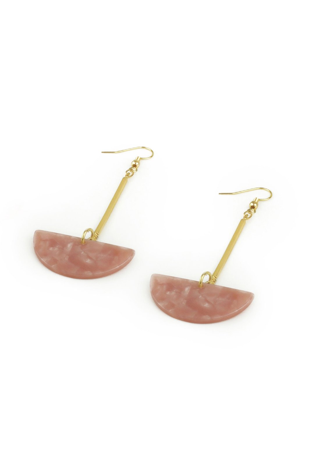 Semi hot sale circle earrings