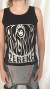 Camiseta negra para chica, sin mangas