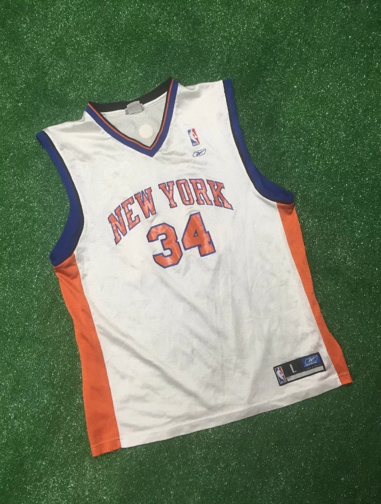 Image of Vintage Antonio McDyess New York Knicks Jersey (Size Large)