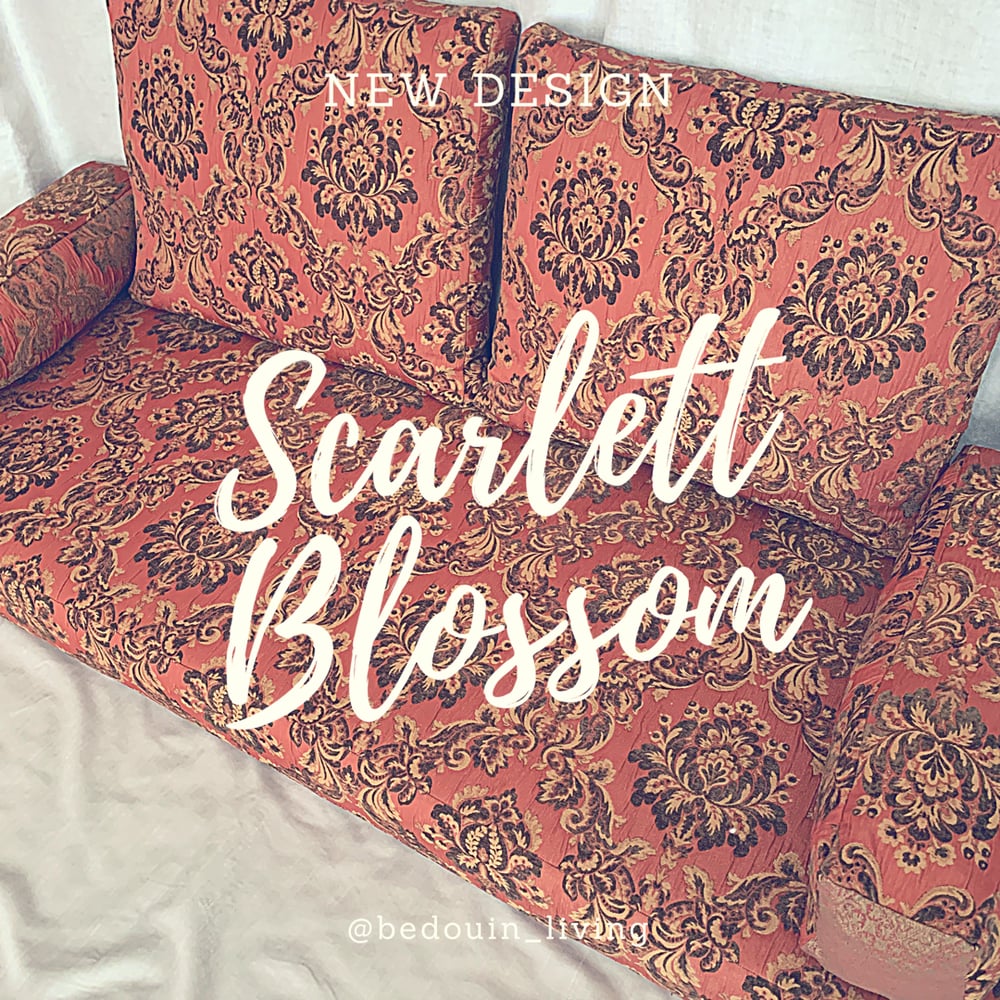 Image of Scarlett Blossom Floor Sofa Set