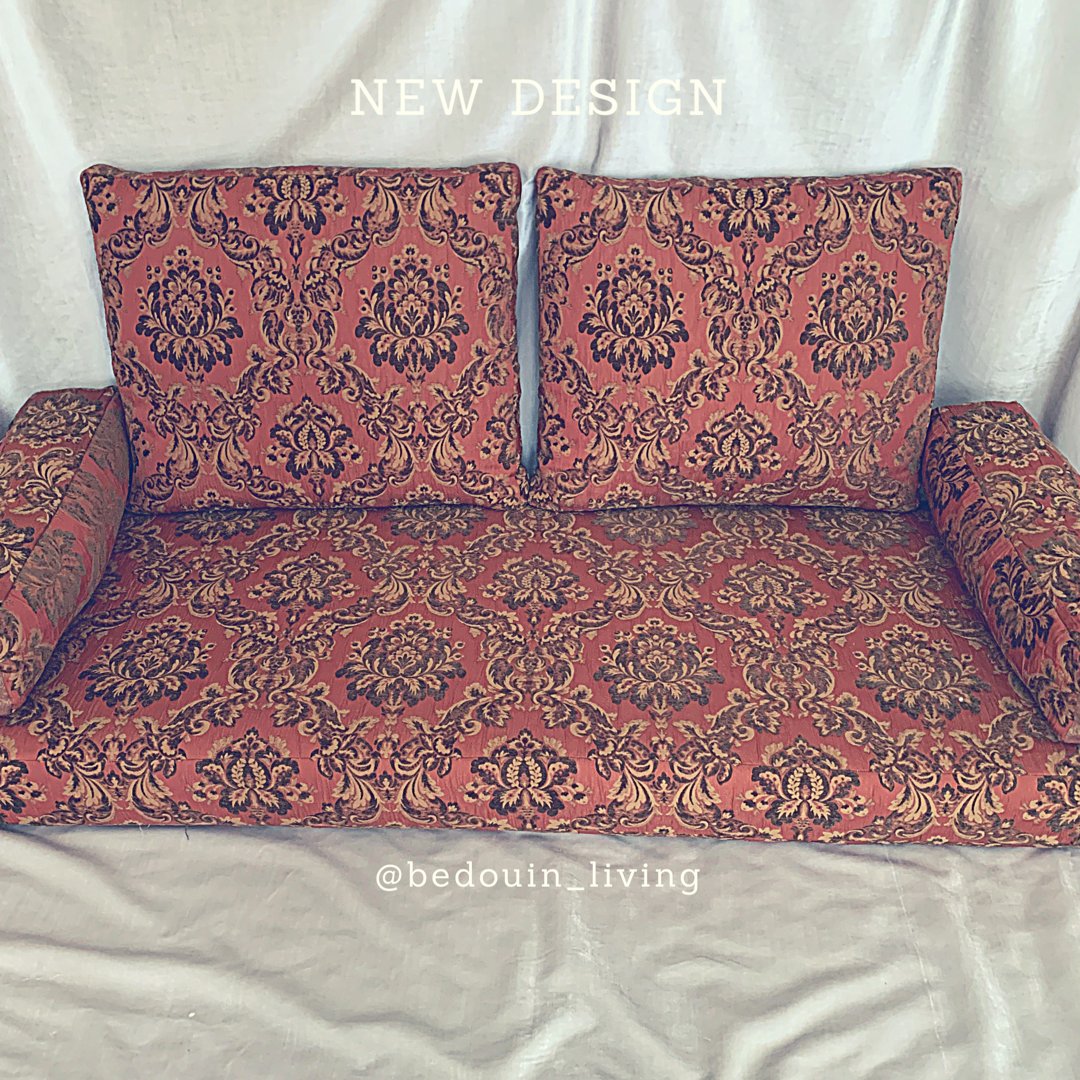 Image of Scarlett Blossom Floor Sofa Set