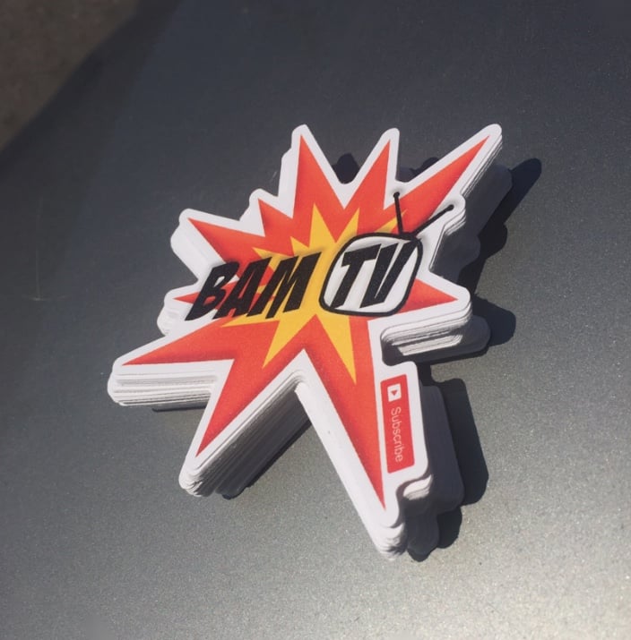 Image of Bamtv logo sticker