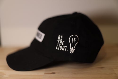 Image of Black Highly Favored Dad Cap//Be The Light.
