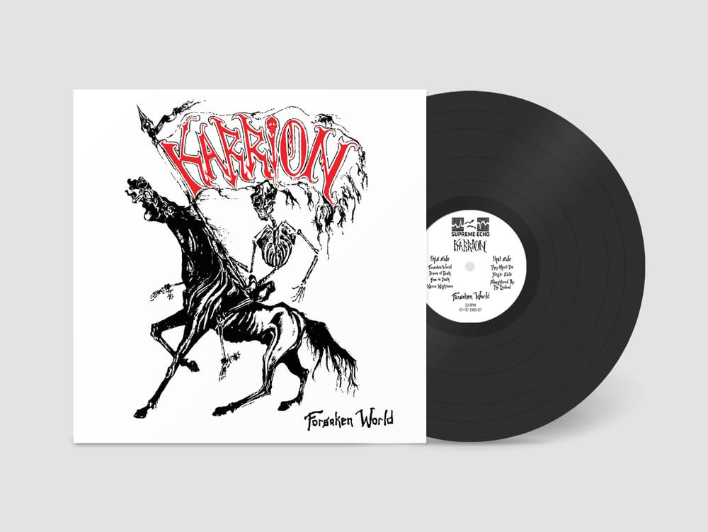 Image of KARRION - “FORSAKEN WORLD” LP (1986-87)