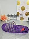 "Purple Rain" Purple Sparkle Slides