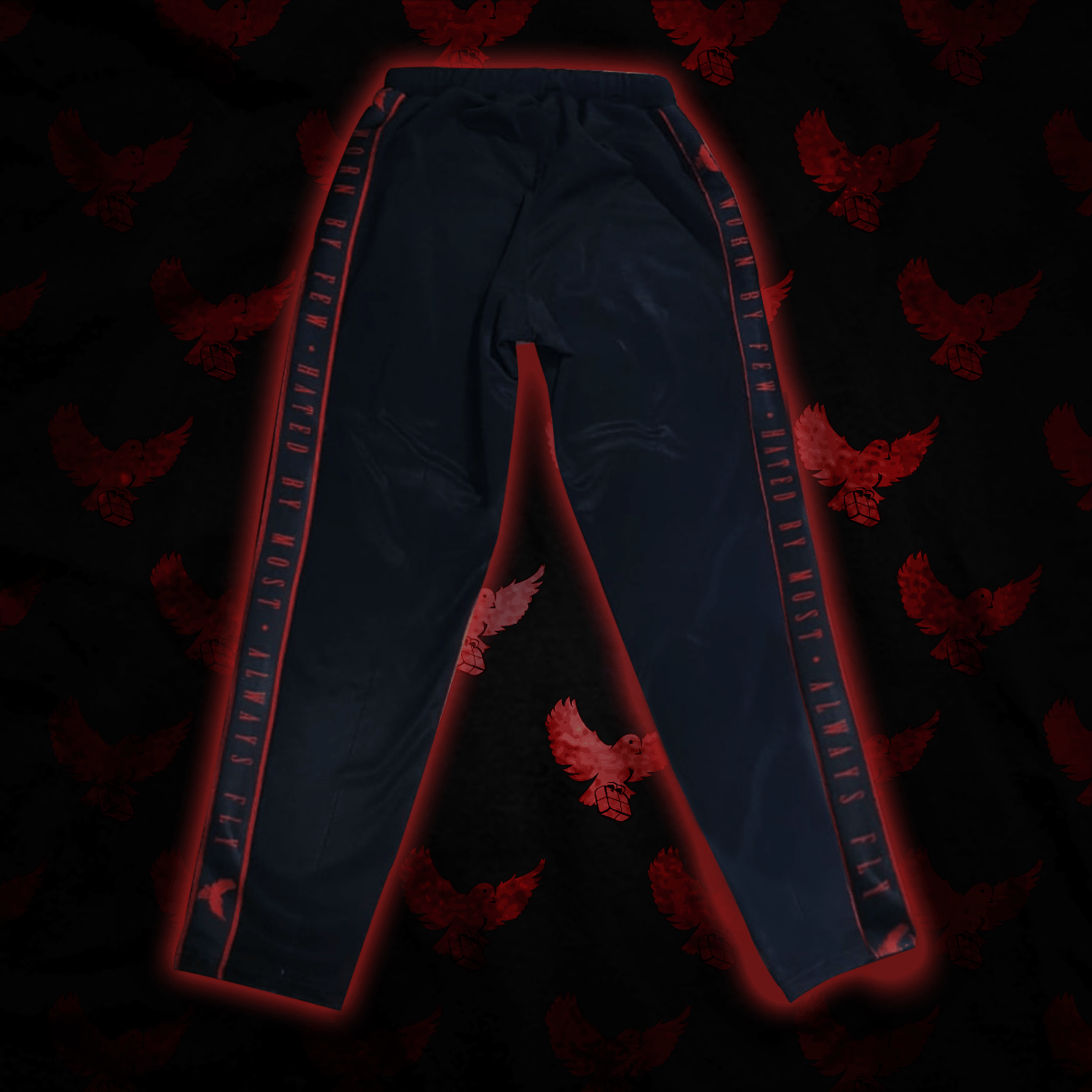 Armani Exchange A/X Mens Vintage Red Logo Tape Track Pants Trouser Relax  Jogger | eBay