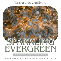 Sparkling Evergreen Soy Wax Candle