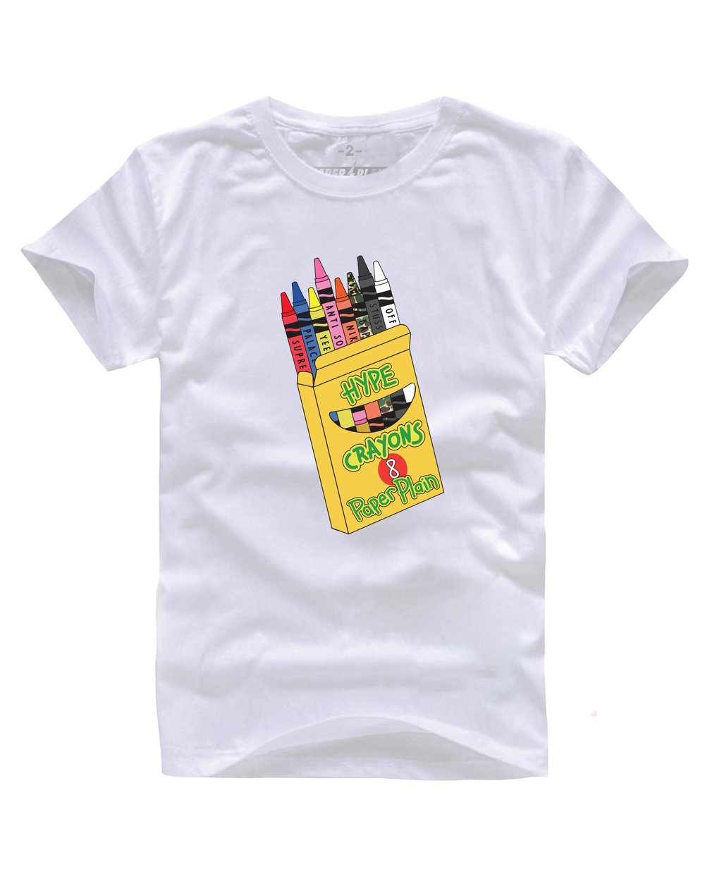 HYPE CRAYONS TEE WHITE