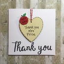 Image 3 of Thank you card (heart)