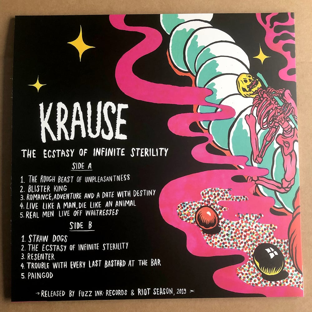 KRAUSE 'The Ecstasy of Infinite Sterility' Pink Vinyl LP