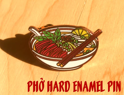 Image of Pho hard enamel pin