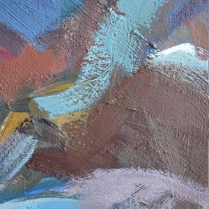 Image of 20thC French Oil Painting, 'Rock Pooling'