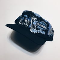 Image 1 of Original 1993 Harley Snapback Hat.