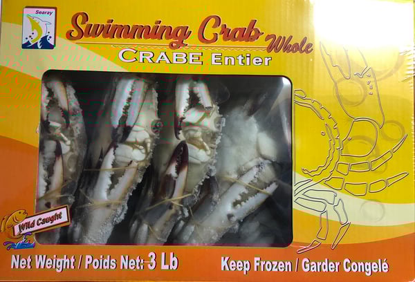 Image of Swimming Crab Whole 3lb 