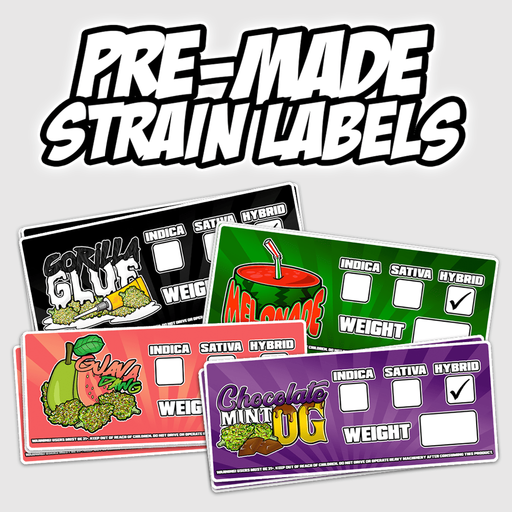 Free Printable Strain Labels