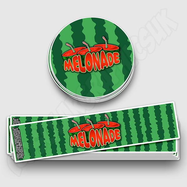 Image of MELONADE JAR LABEL DESIGN (LID + SIDE)