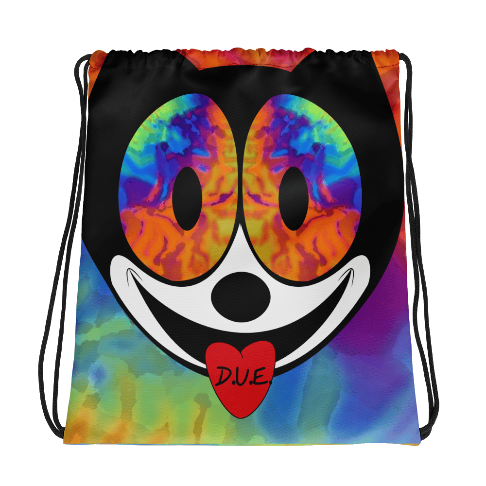 Image of TRIPPY CAT DRAW STRING BAG