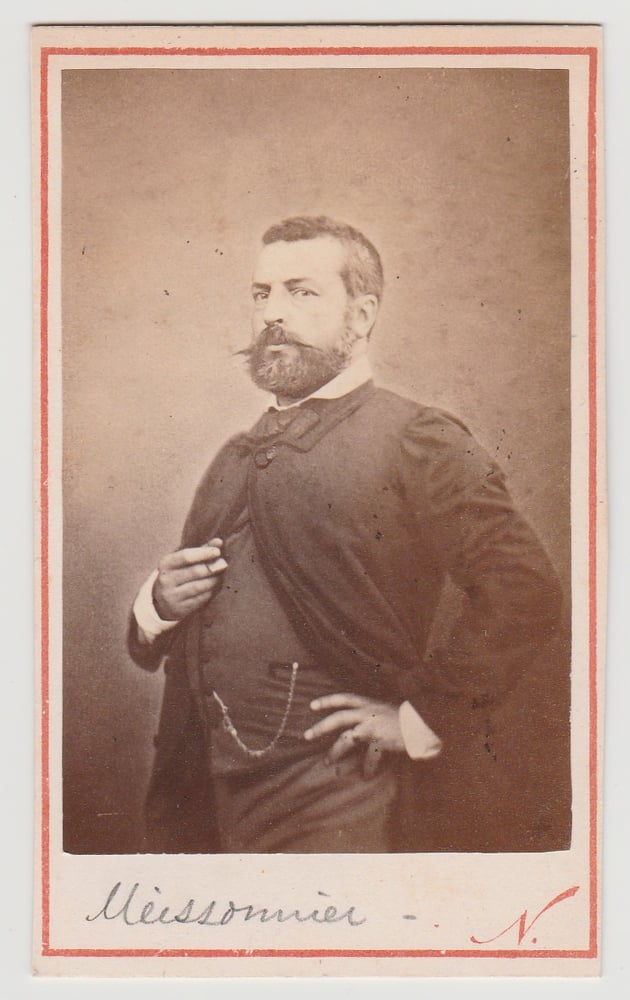 Image of Félix Nadar: CdV of Ernest Meissonier, ca. 1865