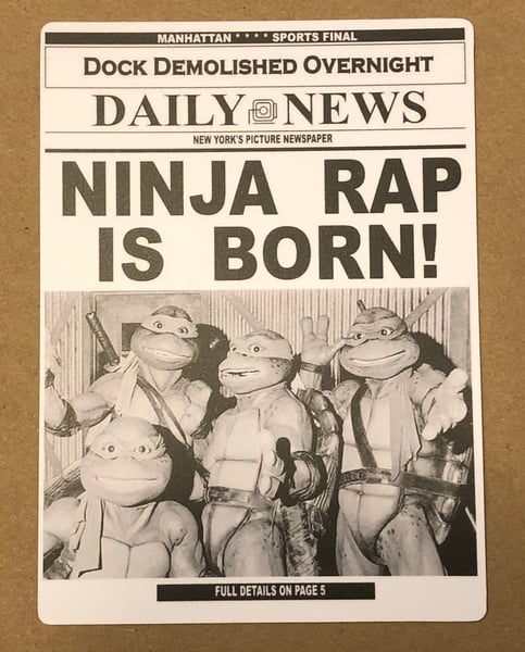 Image of Ninja Rap High Quality Magnet