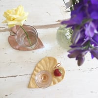 Image 4 of cocon leaf coasters (a set of 2 leaves)