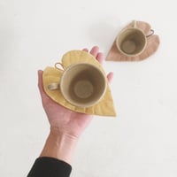 Image 3 of cocon leaf coasters (a set of 2 leaves)