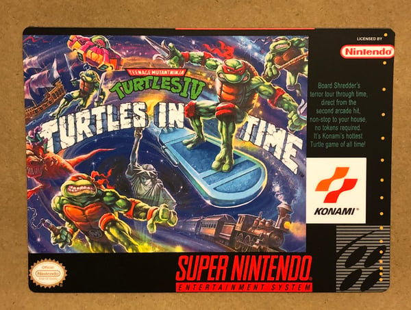 Image of Turtle In Time High Quality Magnet 
