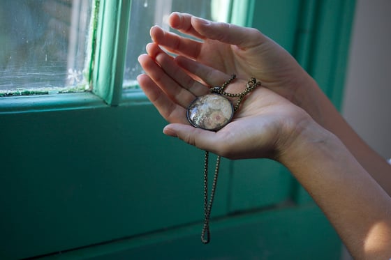 Image of Pendant Necklace inspired by flowers.