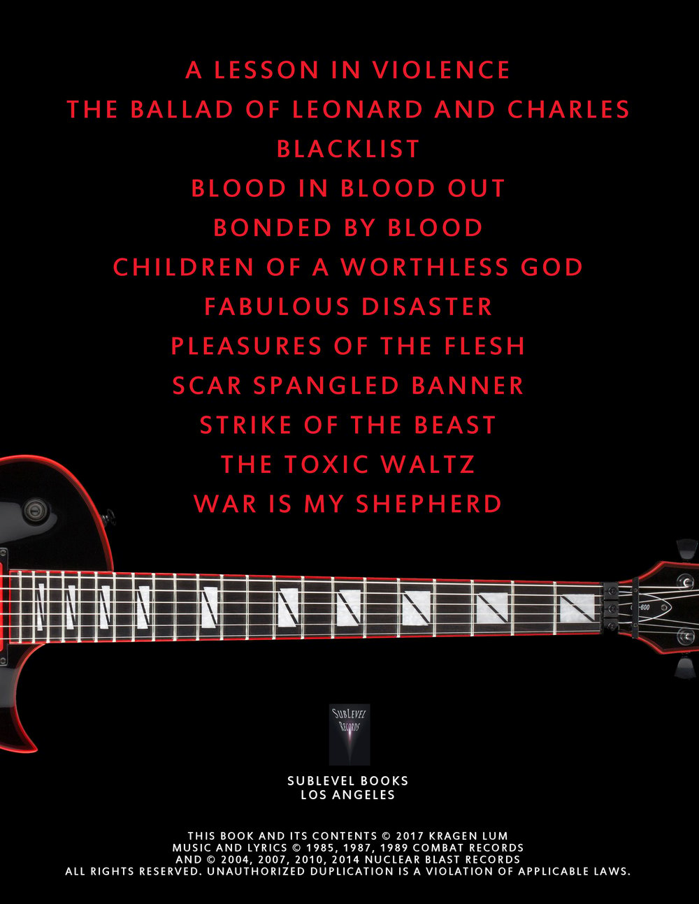 Exodus - Pleasures Of The Frets: The Guitar Anthology (Print Edition + Digital Copy + GP Files)