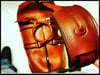 The Executive Cognac ❼™ - Men's Italian Leather Duffle