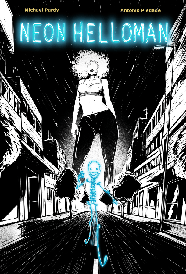 Image of Neon Helloman #1