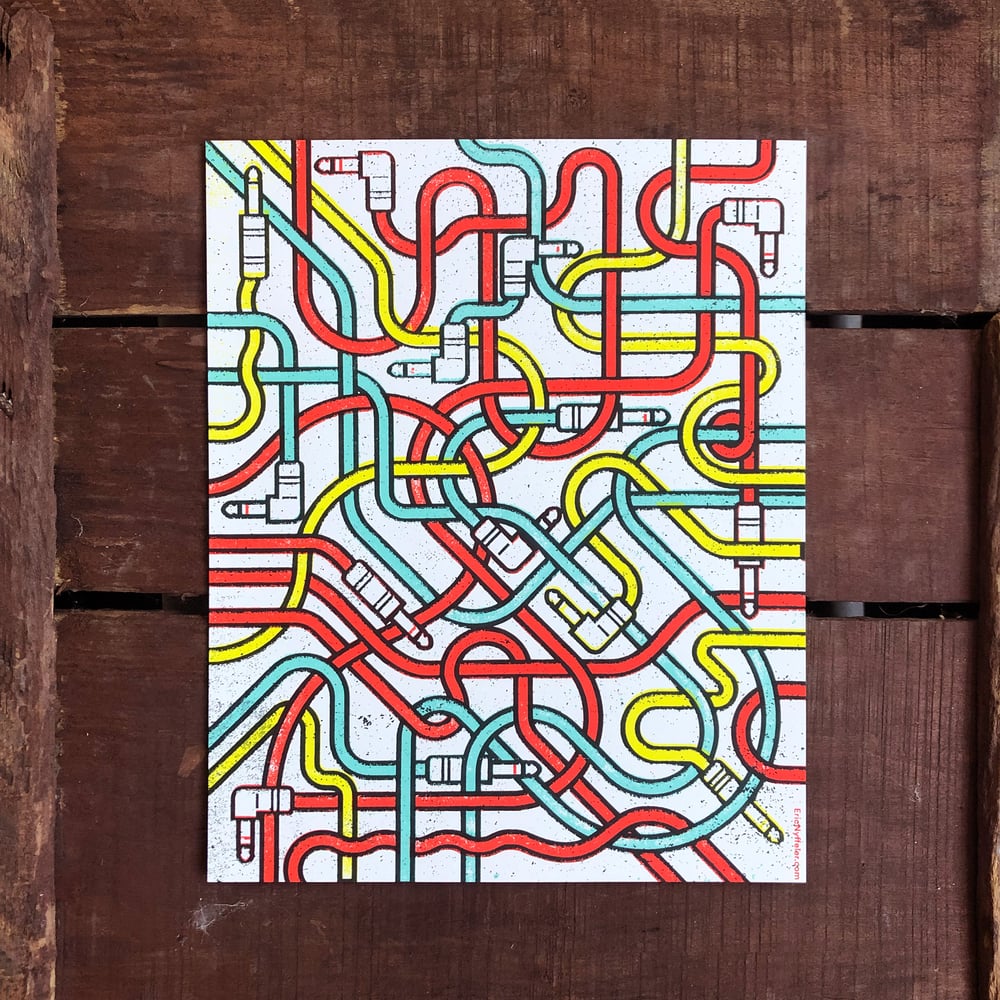 Image of Patch Cables art print