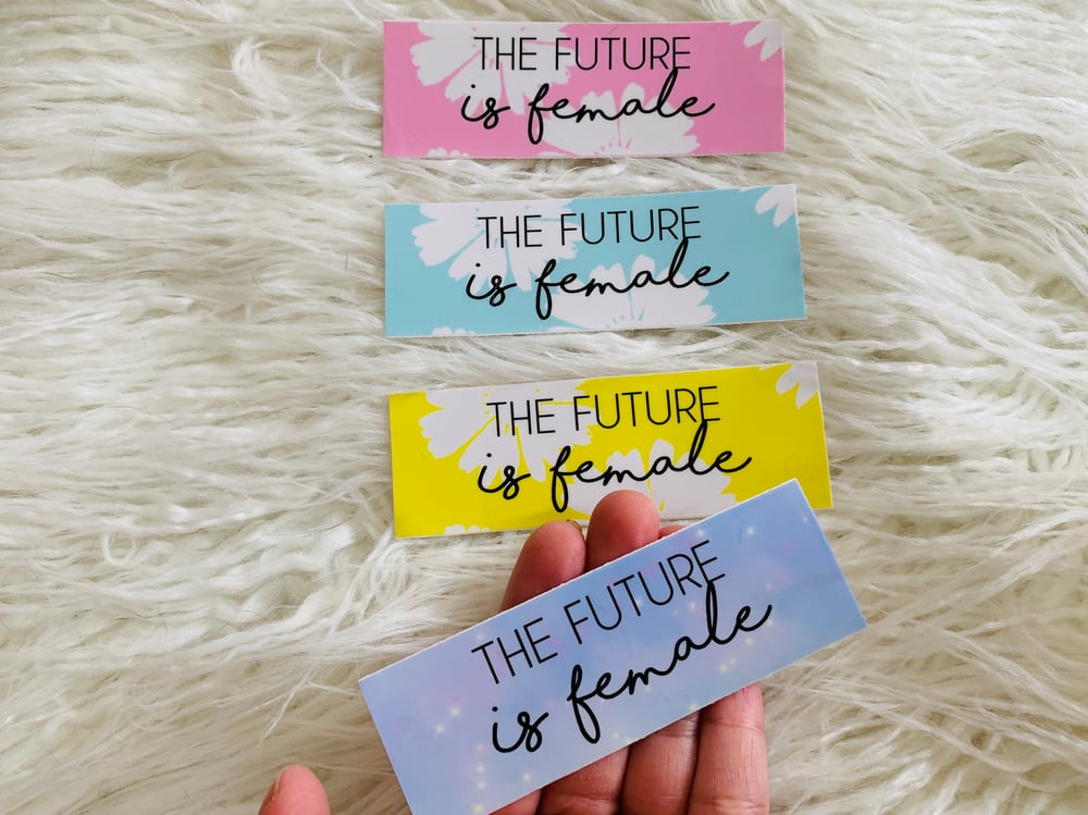 Image of The Future is Female - Rectangle Stickers