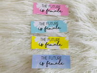 Image 4 of The Future is Female - Rectangle Stickers