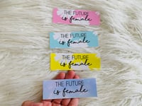 Image 5 of The Future is Female - Rectangle Stickers