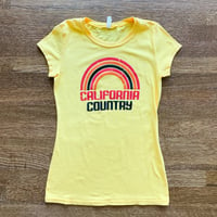 Image 3 of California Country Womens Tee - Sunny Yellow