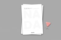 Image 1 of NADA. Um livro para colorir coisa nenhuma, Luís Leal Miranda, Ed. Livraria Plutão + HiHiHi