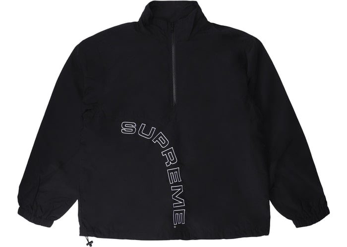 Image of Supreme Corner Arc Logo Zip Up