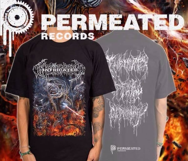 Image of Intricated - Vortex Of Fatal Depravity- album art T-Shirt