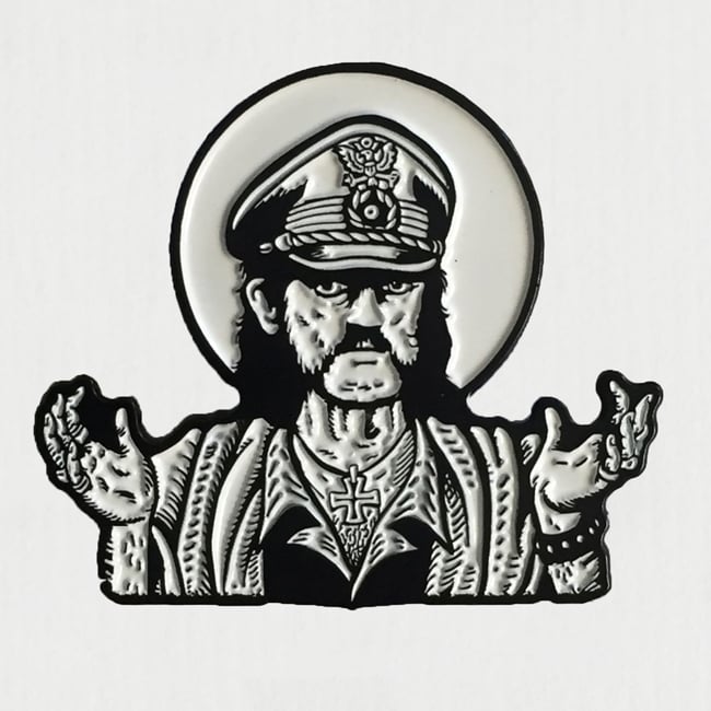 Image of What would Lemmy do? Enamel Pin