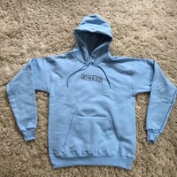 Kinked Signature Hoodie  - BLUE
