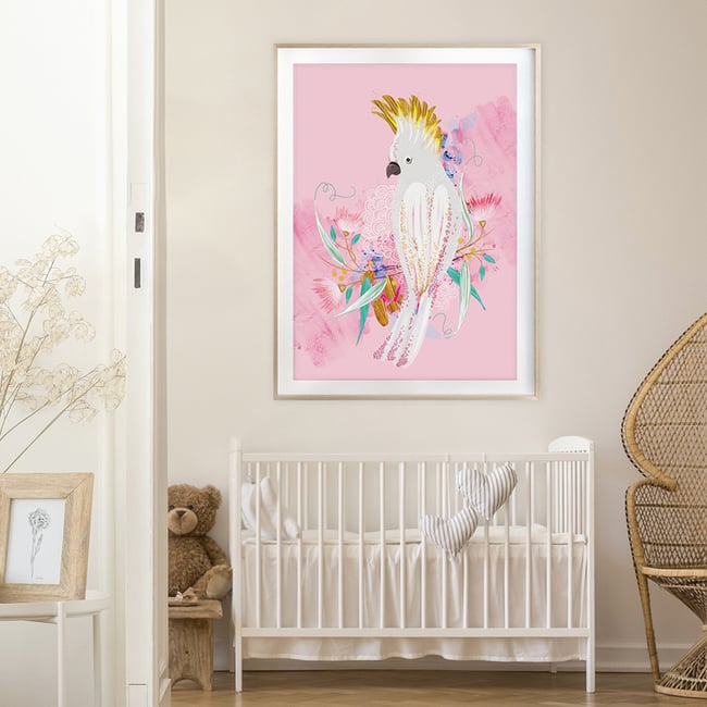 Pink Cockatoo - Art Print
