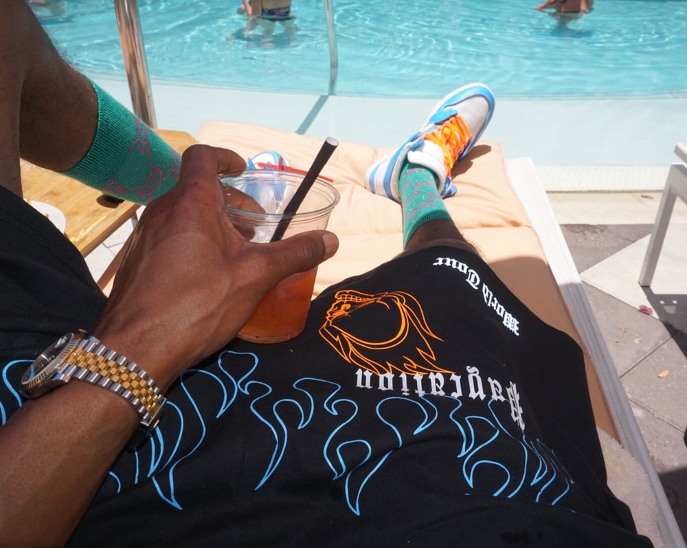 Image of PAYCATION BLUE FLAME SHORTS
