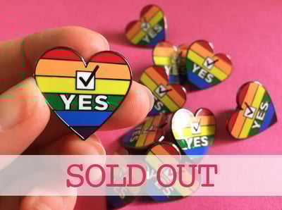 Image of SOLD OUT Marriage Equality Pin