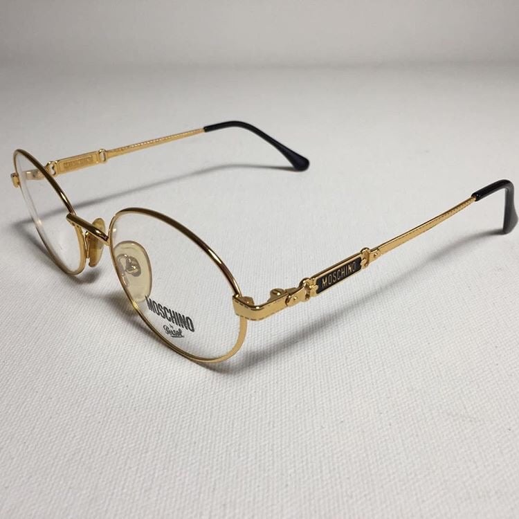 Image of Moschino x Persol Vintage Wire Framed Eye Glasses