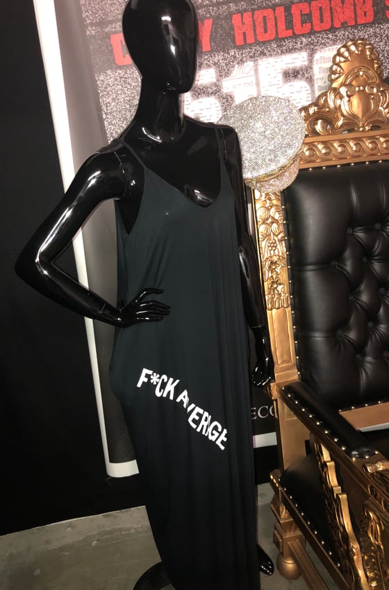 Image of F*ck Average Cami Maxi dress