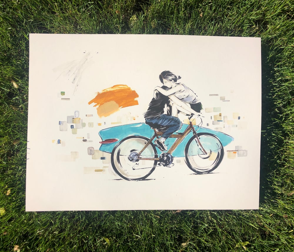Image of Mark Penxa - Bike Ride - Fine Art Print
