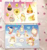 Image 2 of ffxiv moogle sticker sheet