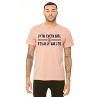 Unisex U.E.G.E.V T-shirt Peach Triblend-3413C